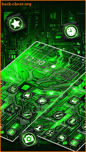 Green Light Technology Theme screenshot