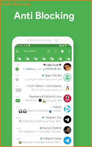 Green Messenger - A Super Fast Telegram screenshot