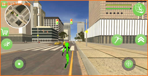 Green Pool Stickman Rope Hero Gangstar Mafia 2 screenshot