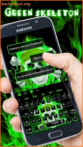 Green Skeleton Keyboard screenshot