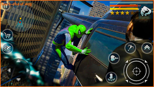 Green Spider Rope hero Man screenshot