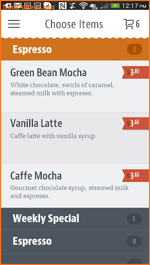 Greenbean Coffee House screenshot