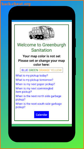 GreenburghSanitation screenshot