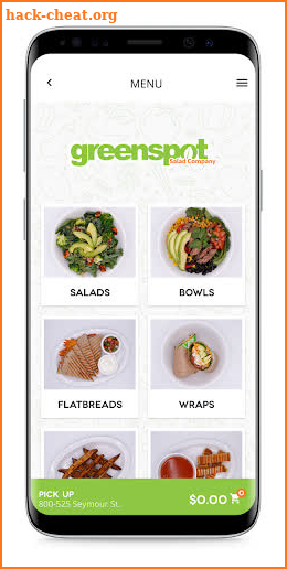 Greenspot Salad Company screenshot