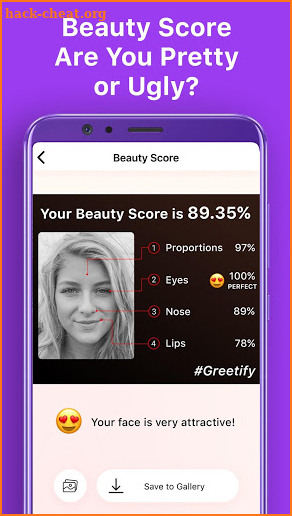 Greetify: Beauty Score screenshot