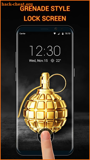 Grenade Lock Screen for You screenshot