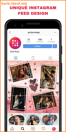 Grid Post - Photo Grid Maker for Instagram Profile screenshot