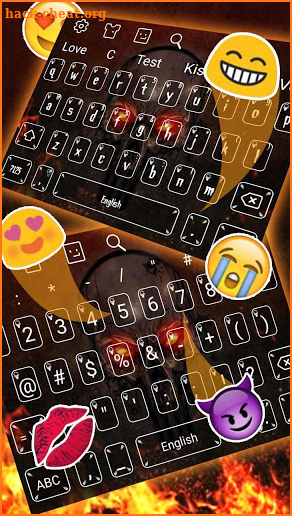 Grim Hell Fire Keyboard screenshot