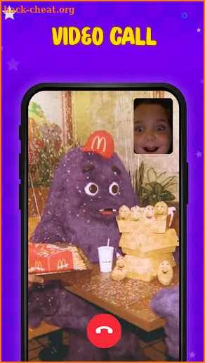 Grimace Fake Call Prank screenshot