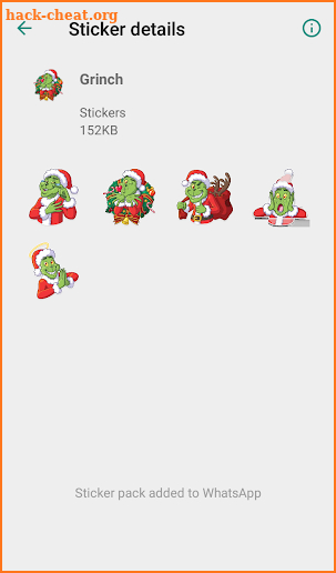 Grinch Stickers For WhatsApp - WAStickerApps screenshot