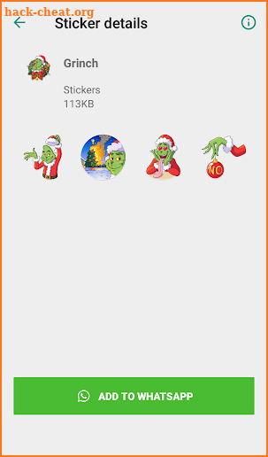 Grinch Stickers For WhatsApp - WAStickerApps screenshot