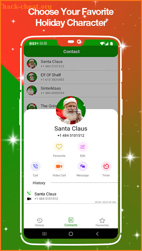 Grinch Video Call Simulator screenshot