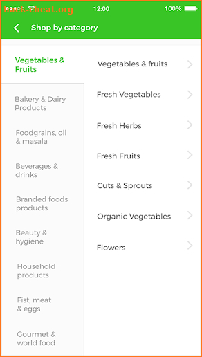 Grocer - grocery store demo screenshot