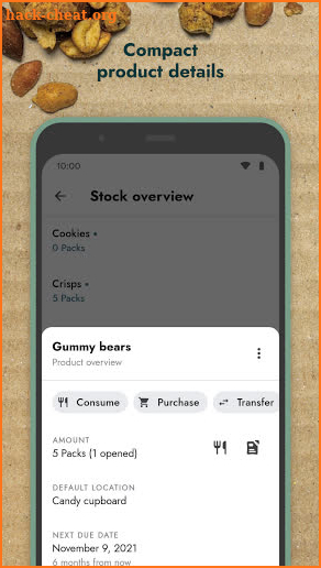 Grocy: Self-hosted Groceries Management screenshot