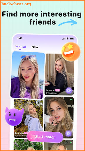 Groove-Live video chat screenshot