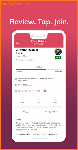 Group Set Go - Group experiences & share expenses screenshot