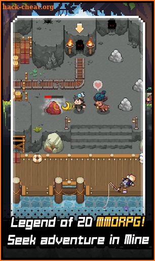 Grow Stone Online : 2d pixel RPG, MMORPG game screenshot