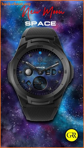 GRR | NEW MOON SPACE Watch Face screenshot