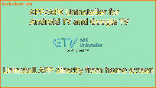 GTV APK Uninstaller screenshot