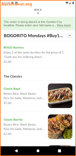 Guac Shop Mexican Grill screenshot