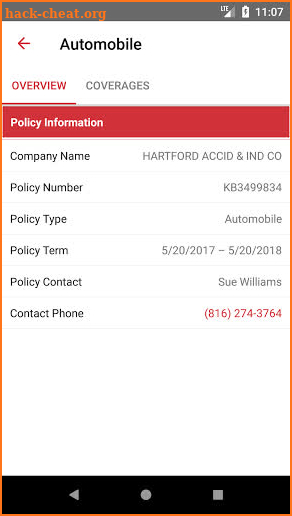 Guaranteed Rate Insurance screenshot