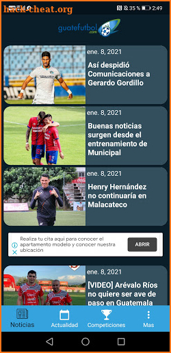 Guatefutbol.com screenshot