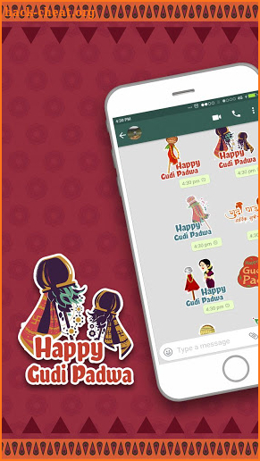 Gudi Padwa Stickers | गुडी पाडवा स्टिकर्स screenshot