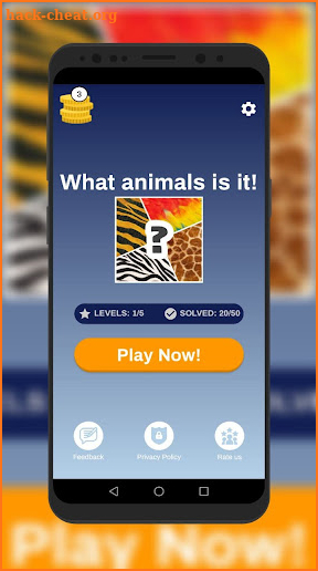 Guess the animal. Word puzzle. screenshot