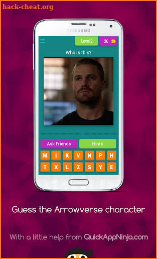 guess the arrowverse character screenshot