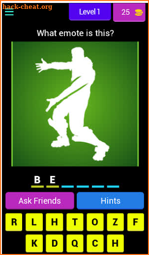 Guess the Battle Royale Emote/Dance screenshot