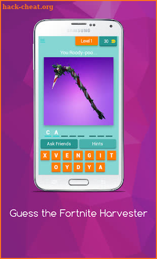 Guess the Fortnite Pickaxe screenshot