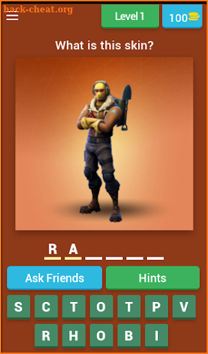 Guess The Fortnite Skins screenshot