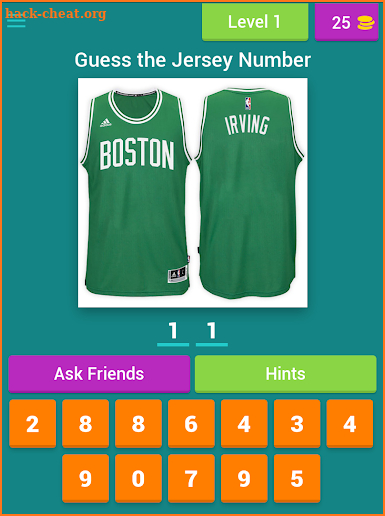 Guess the NBA Jersey Number screenshot