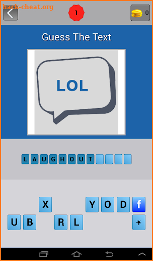 Guess The Text Trivia Game screenshot