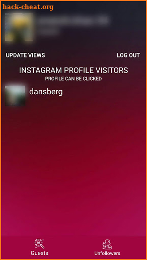 Guests Instagram Unfollow screenshot