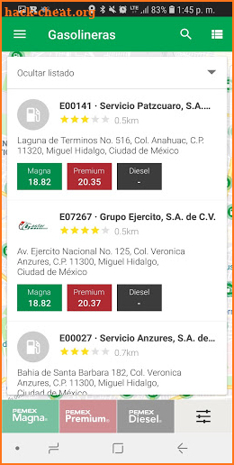 Guía Pemex • Find your station screenshot