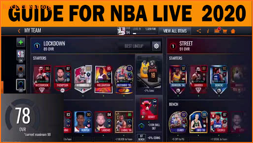 guide foe nba live mobile 2020 screenshot