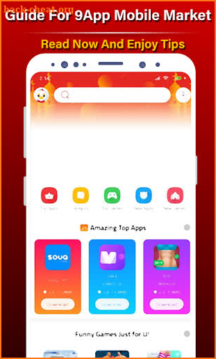Guide For 9 app Mobile Market screenshot