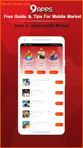 Guide For 9 App Mobile Market screenshot