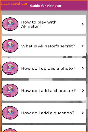 Guide For Akinator's screenshot