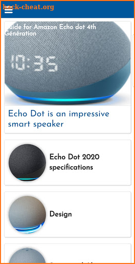 Guide for Amazon Echo dot 4th Génération screenshot