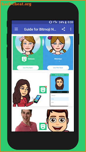 Guide for Bitmoji screenshot