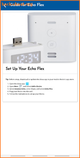 Guide for Echo Flex screenshot