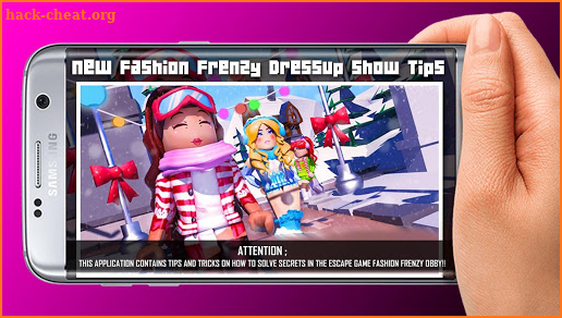 Guide for Fashion Show Frenzy Dress Up Obby Tips screenshot