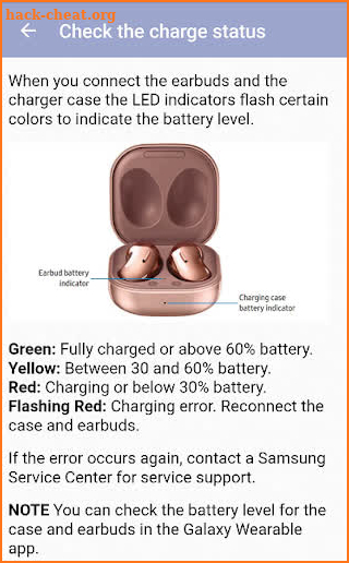 Guide for Galaxy Buds Live screenshot