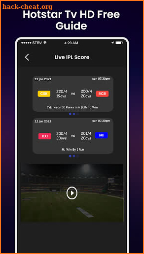 Guide for Hustur Cricket streaming apps screenshot