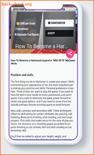 Guide for NBA 2K19 screenshot