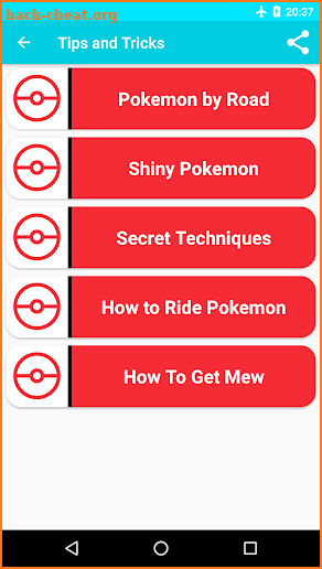 Guide for Pokemon Let's Go screenshot