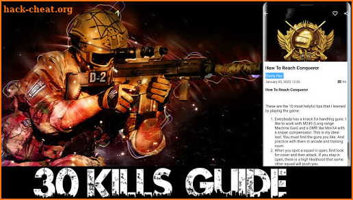 Guide For PUBG Mobile Guide screenshot