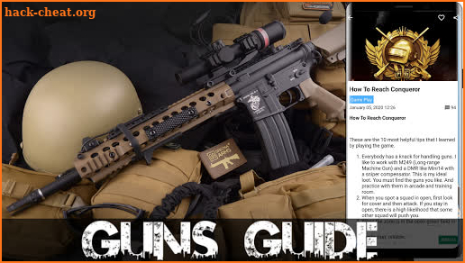 Guide For PUBG Mobile Guide screenshot
